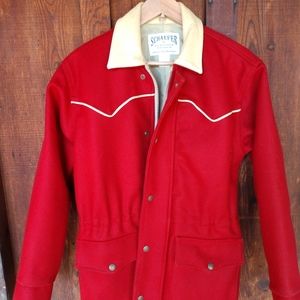 Schaefer Outfitters Western Wool Red Jacket Coat S
